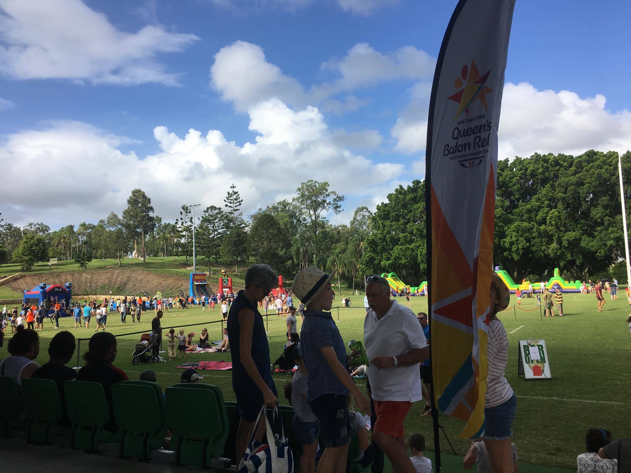 Queens Baton Relay Inflatable Games