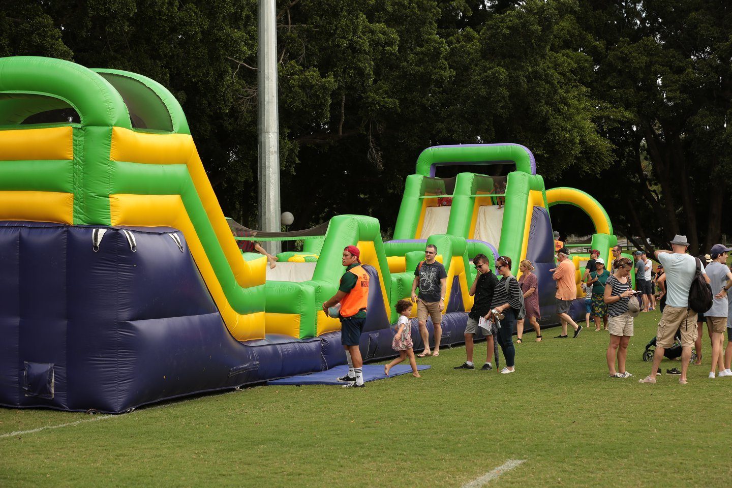 30 Metre Obstacle Course Jumping Castle