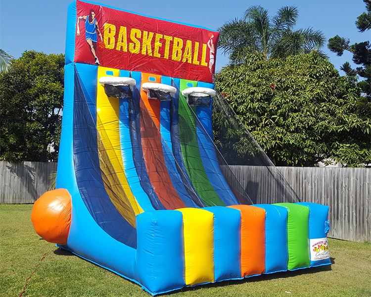 Inflatable Basketball Shootout For Hire All Ages Brisbane Party Hire