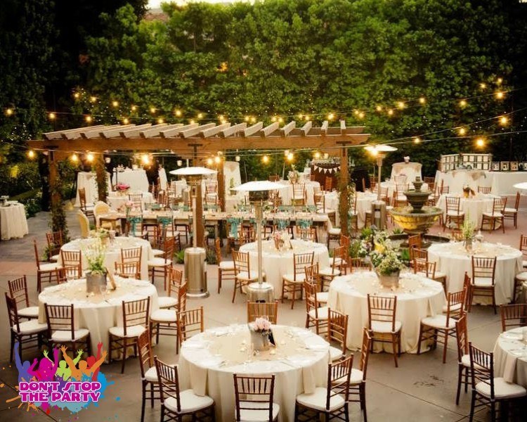 1.8Mtr Dining Banquet Table Hire Seats 10 People Don't Stop The Party