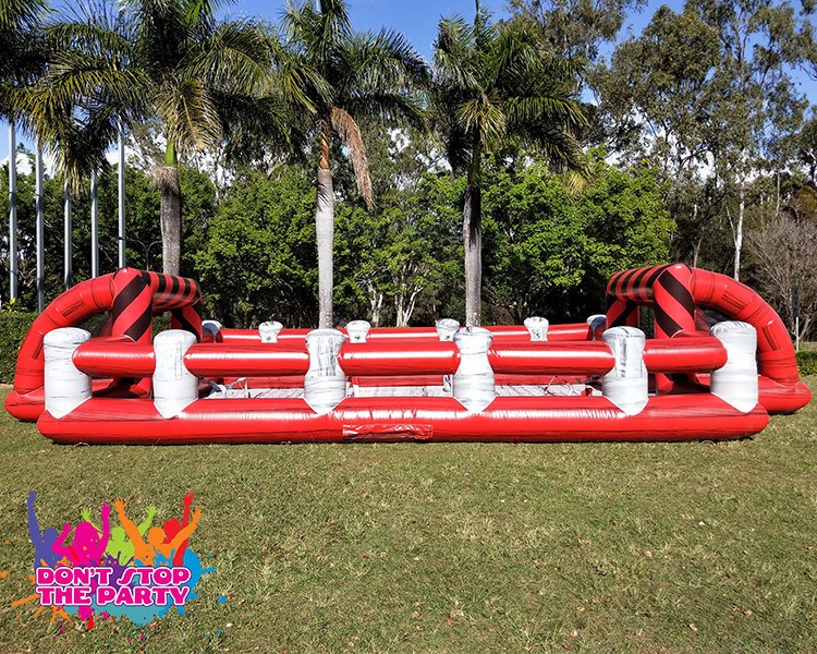 Human Foosball 8 Player Game Inflatable Foosball Game Hire Brisbane