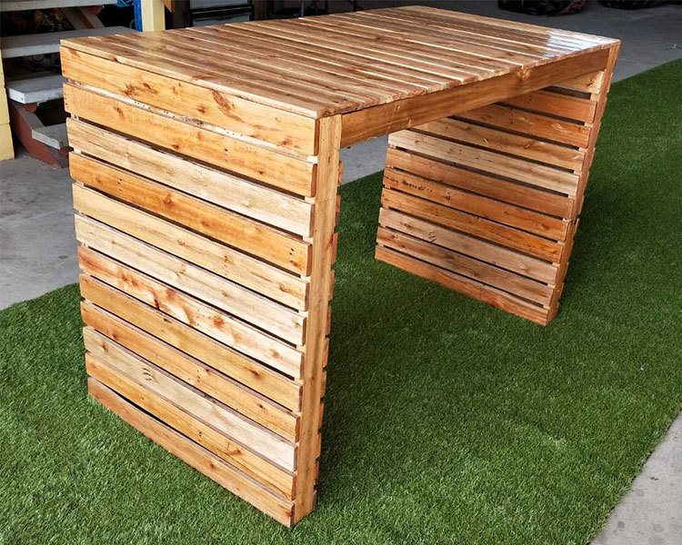 Pallet High Table Custom Made Pallet Furniture For Party Hire Brisbane
