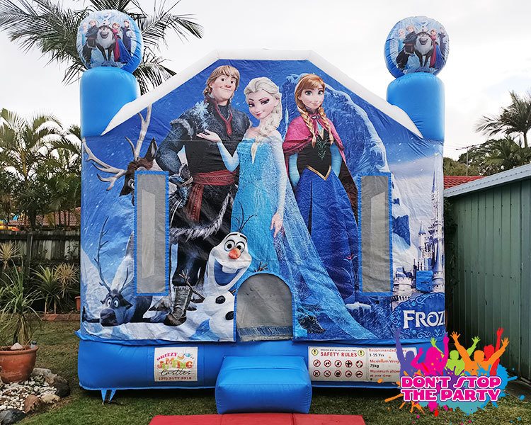 Frozen Jumping Castle for Hire in Brisbane Elsa Bouncy Castle Brisbane