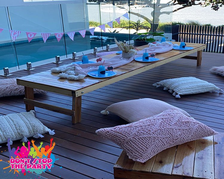 Pallet Picnic Tables Boho Picnic Table Hire Don't Stop The Party