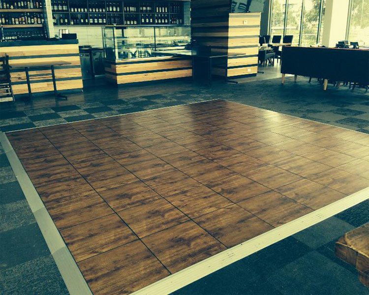 Dance Floor Hire Brisbane 17.14 Sqm Timber Look Don't Stop The Party
