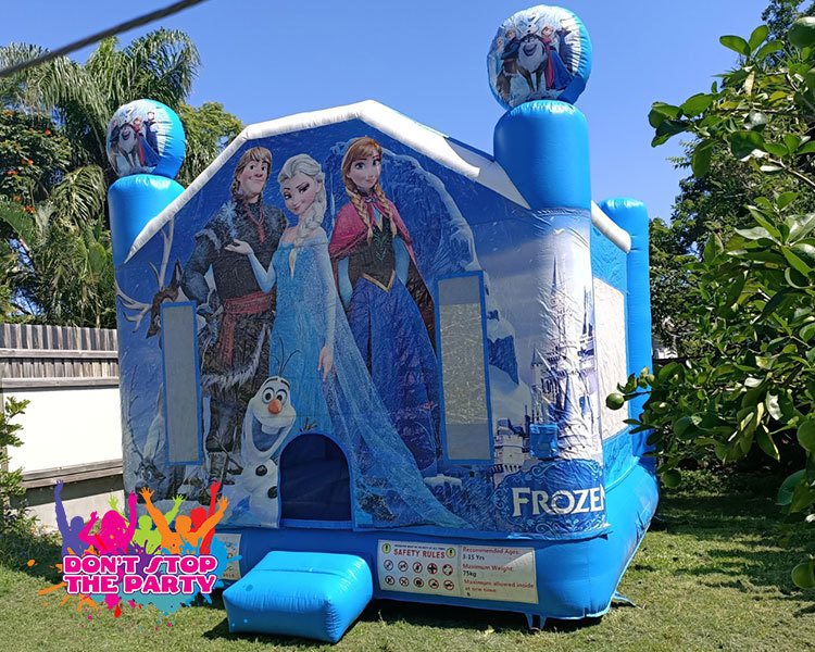 Frozen Jumping Castle for Hire in Brisbane Elsa Bouncy Castle Brisbane
