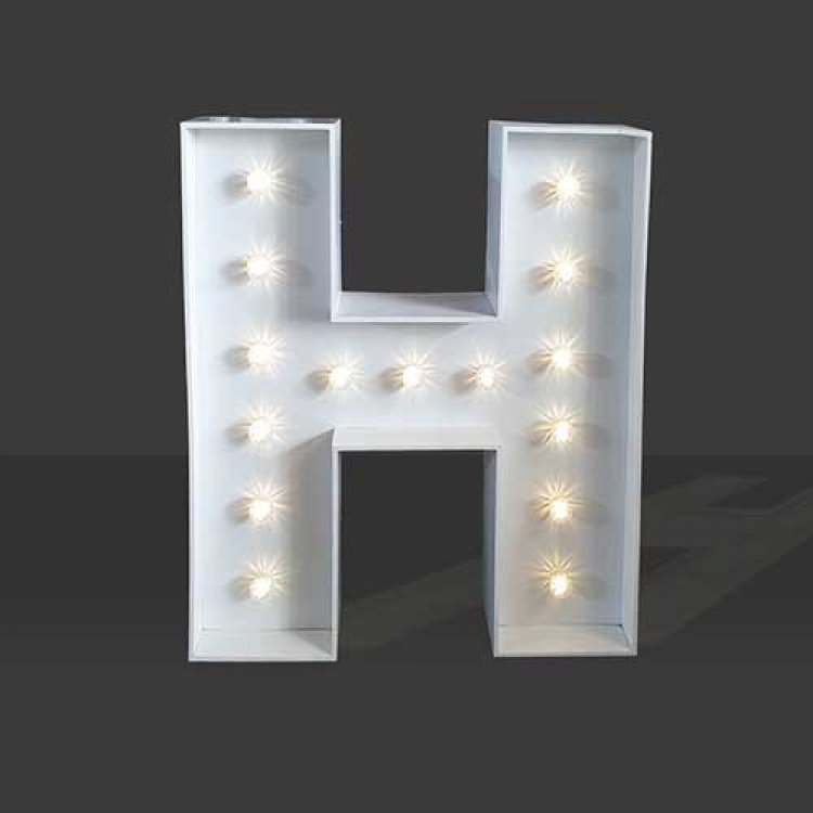 LED Light Up Letter - 60cm - H