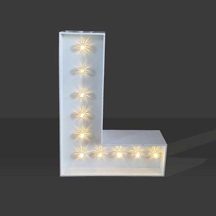 LED Light Up Letter - 60cm - L