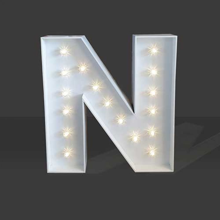 LED Light Up Letter - 60cm - N