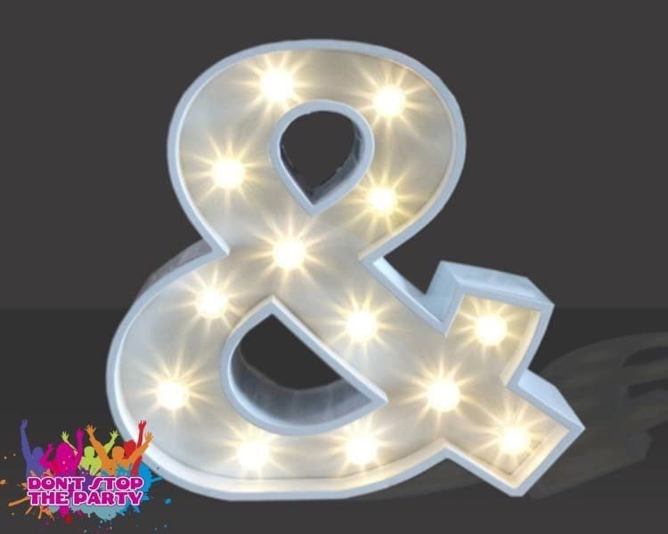 LED Light Up Ampersand - 120cm - &