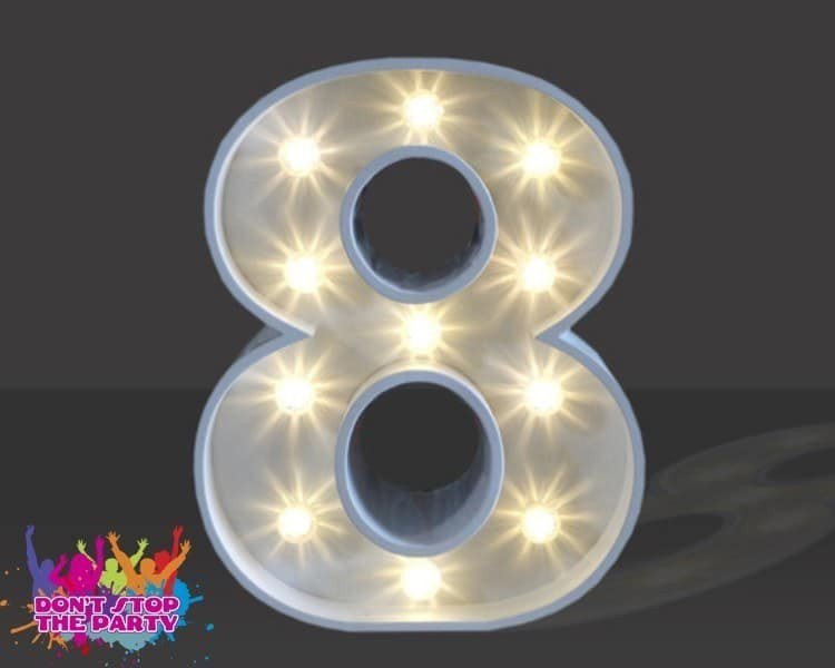 LED Light Up Number - 120cm - 8