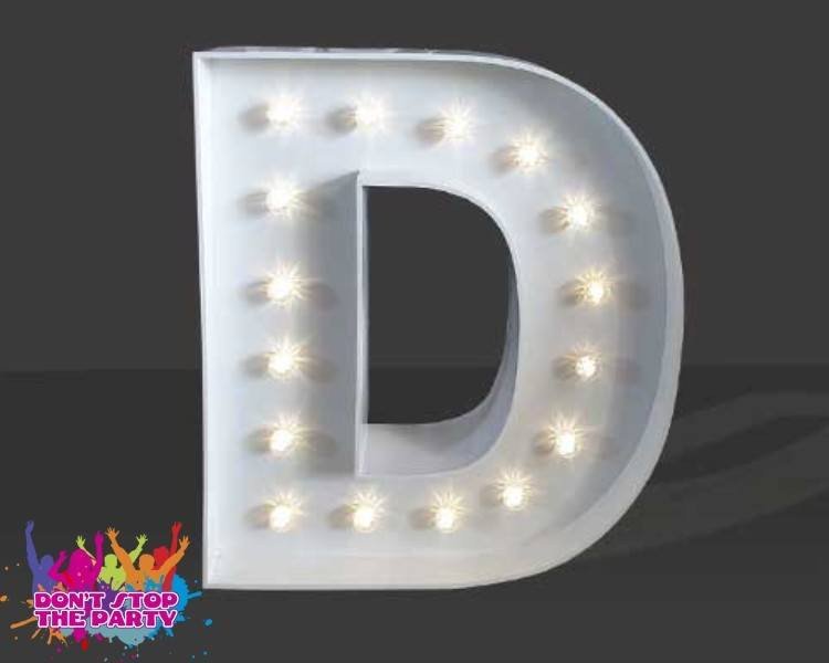 LED Light Up Letter - 120cm - D