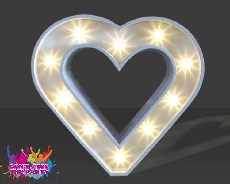 LED Light Up Love Heart - 120cm