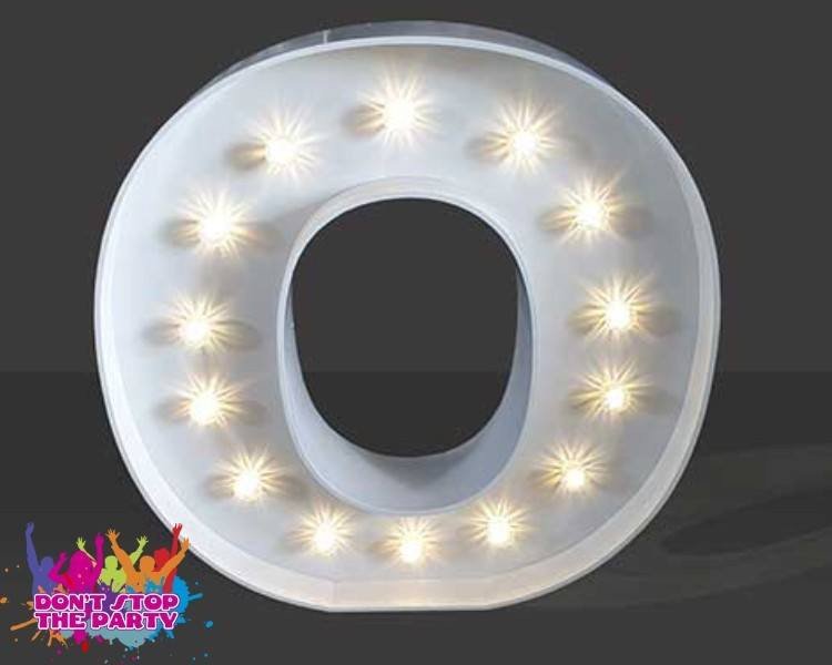 LED Light Up Letter - 120cm - O