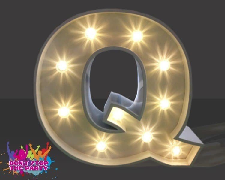 LED Light Up Letter - 120cm - Q