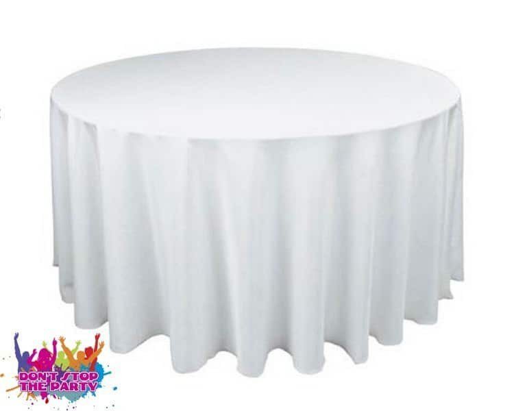 White Tablecloth - Suit 1.5Mtr Banquet Table