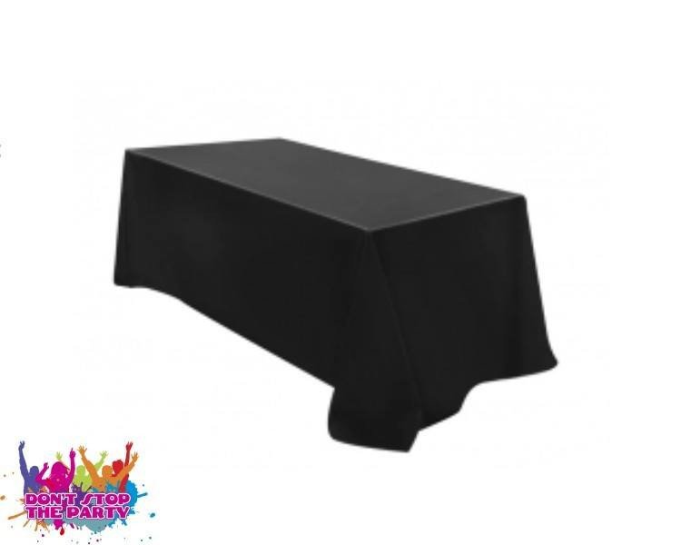 Black Tablecloth - Suit 2.4Mtr Trestle Table
