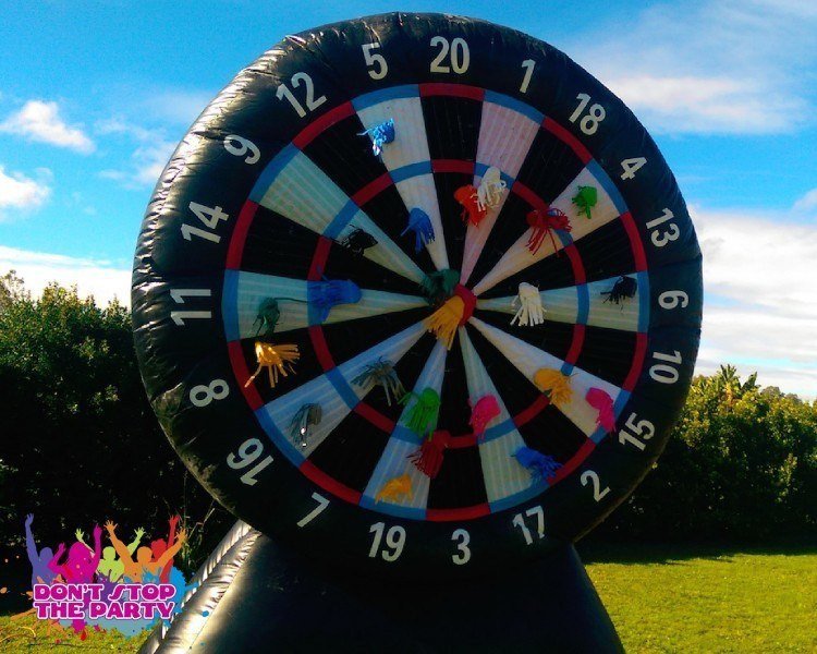 Giant Inflatable Darts Don't Stop The Party Hire Group