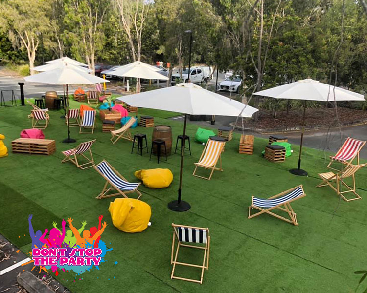 3 Metre Market Umbrellas Event Hire Brisbane Don't Stop The Party