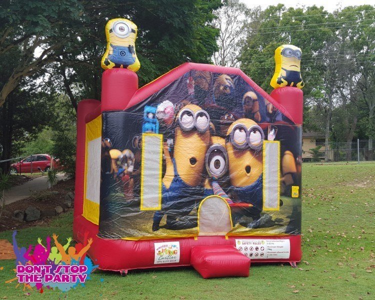 Minions Jumping Castle Hire Brisbane | Don't Stop The Party