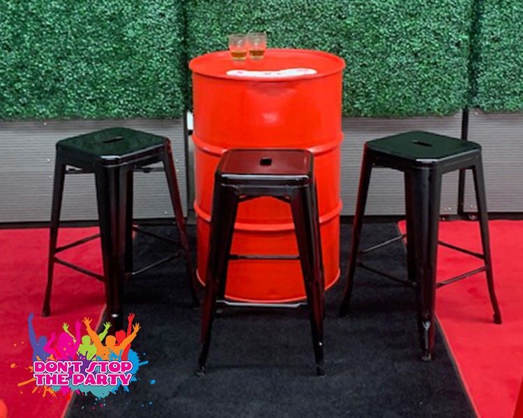 Tolix Bar Stool Black