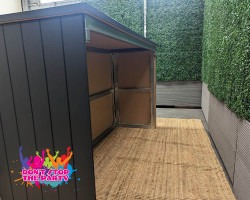 VJ Panel Drinks Bar - Black