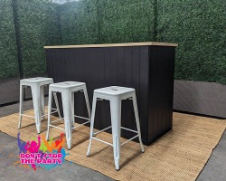 VJ Panel Drinks Bar - Black