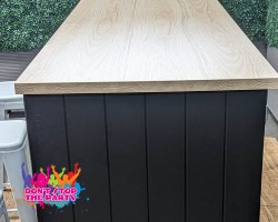VJ Panel Drinks Bar - Black