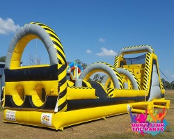 Atomic Themed Inflatable Obstacle Course