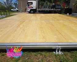 outdoor dance floor hire brisbane 2 1668405263 Outdoor Timber Dance Floor - 8x6