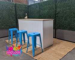 VJ Panel Drinks Bar - White