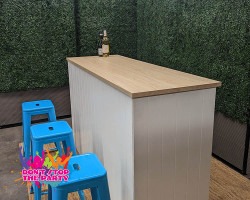 VJ Panel Drinks Bar - White