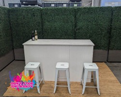 VJ Panel Drinks Bar - White