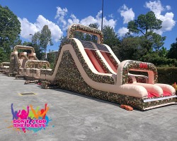 Army Themed Inflatable Obstacle Course