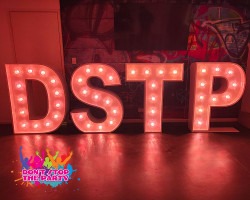 giant letter hire brisbane 1658465997 LED Light Up Letter - 120cm - V