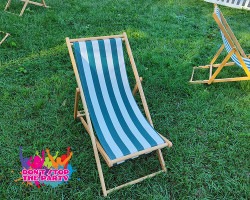 green deck chair hire 1682037870 Deck Chair - Green and White