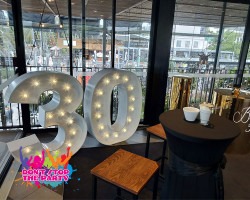 light up number hire brisbane 5 1658472141 LED Light Up Number - 120cm - 3