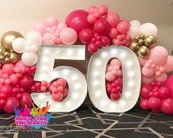 LED Light Up Number - 120cm - 3