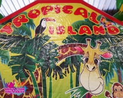 Hire Jungle Themed Bouncy Castle Brisbane