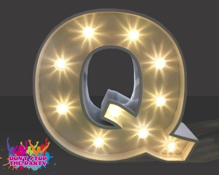 LED Light Up Letter - 60cm - Q