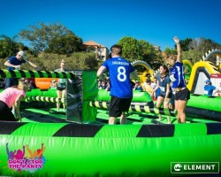 Hire Inflatable Knockout Brisbane