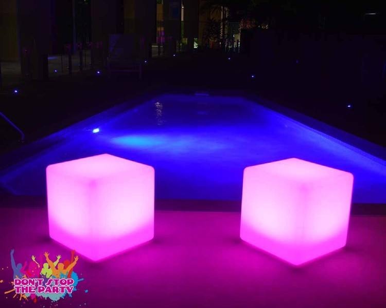 Illuminated Glow Cube 40cm