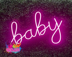 neon sign hire baby pink 2 1668398717 2 Neon Sign - baby - Pink