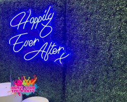 neon sign hire happily ever after 3 1668737222 1 Neon Sign - Happily Ever After - Blue