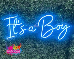 neon sign hire its a boy 1668573583 2 Neon Sign - It's A Boy - Blue