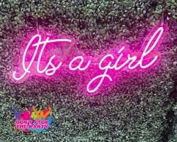 neon sign hire its a girl 1668573302 2 Neon Sign - It's A Girl - Pink