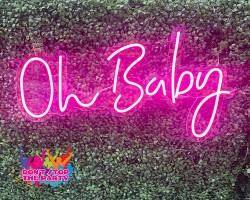 neon sign hire oh baby 1668737422 2 Neon Sign - Oh Baby - Pink