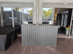 VJ Panel Drinks Bar - Black