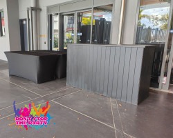 VJ Panel Drinks Bar - Black