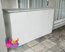 VJ Panel Drinks Bar - White